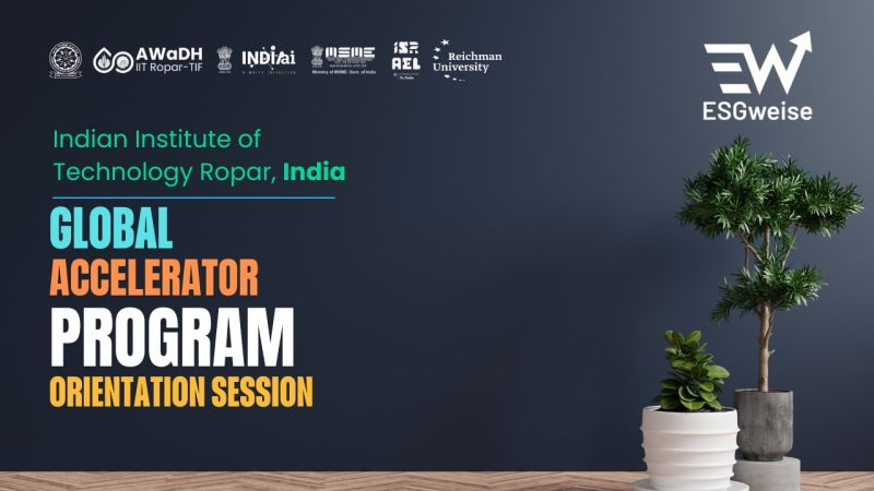 ESGweise joins the Global Micro Accelerator Program at IIT Ropar