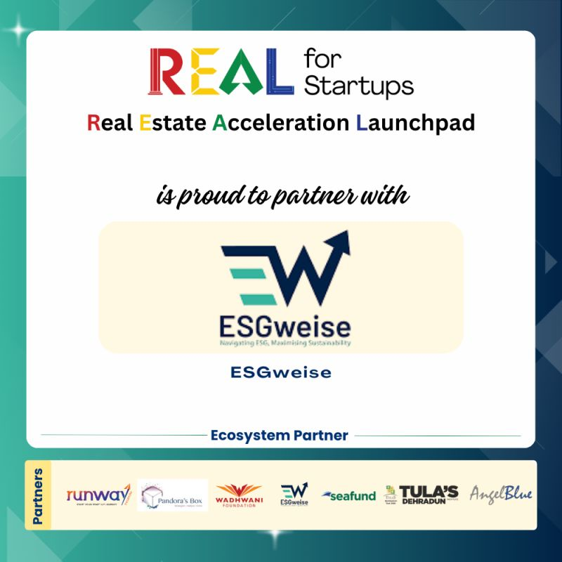 ESGweise named ESG partner for REAL for Startups